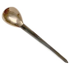 Monique Gerber Gilt Bronze Letter Opener, circa 1970, France.