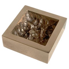 Vide-Poche de bronce dorado Monique Gerber, hacia 1970, Francia