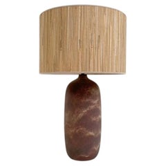 Mid-Century Decorative Ceramic Lamp, circa 1960, France.