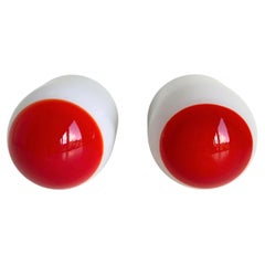 Murano Pair of Sconces, Renato Toso for Leucos, circa 1972, Italy.