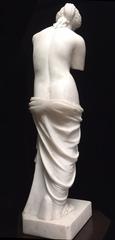 Italian Neoclassical Carved White Marble Statue of Venus, 19th Century