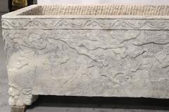 Continental Carved Marble Planter, 18th Century or Earlier