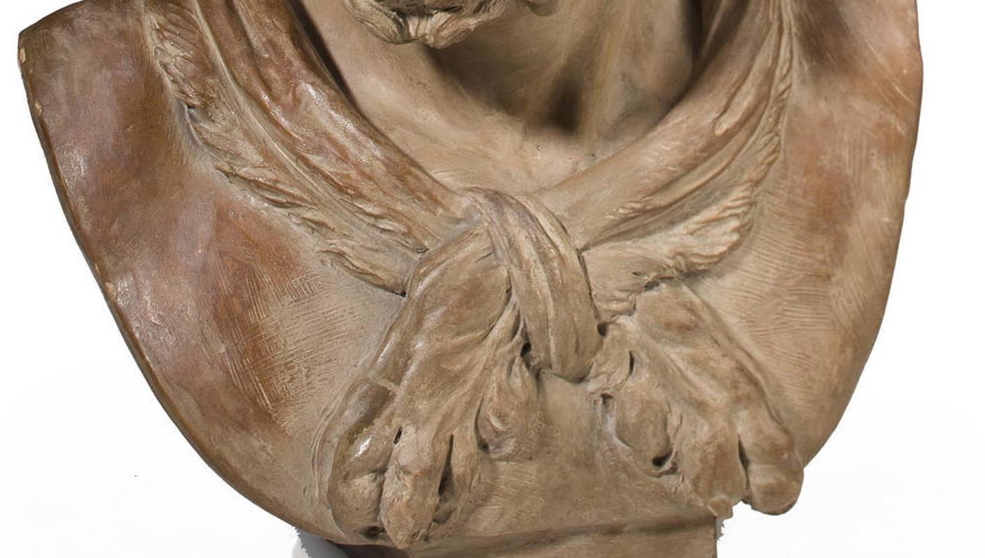 Italian Terracotta Bust of a Satyr, Late 18th Century 4
