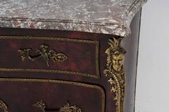 French Faux Tortoise Shell Ormolu Mounted Commode, Possibly Jensen