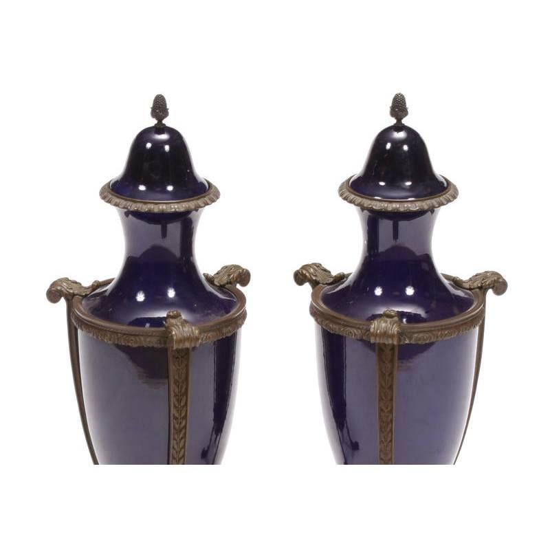 blue urns for sale