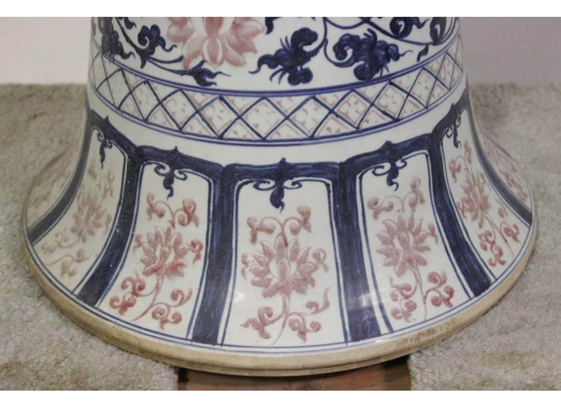 Chinese Blue and White Porcelain Round Table 5