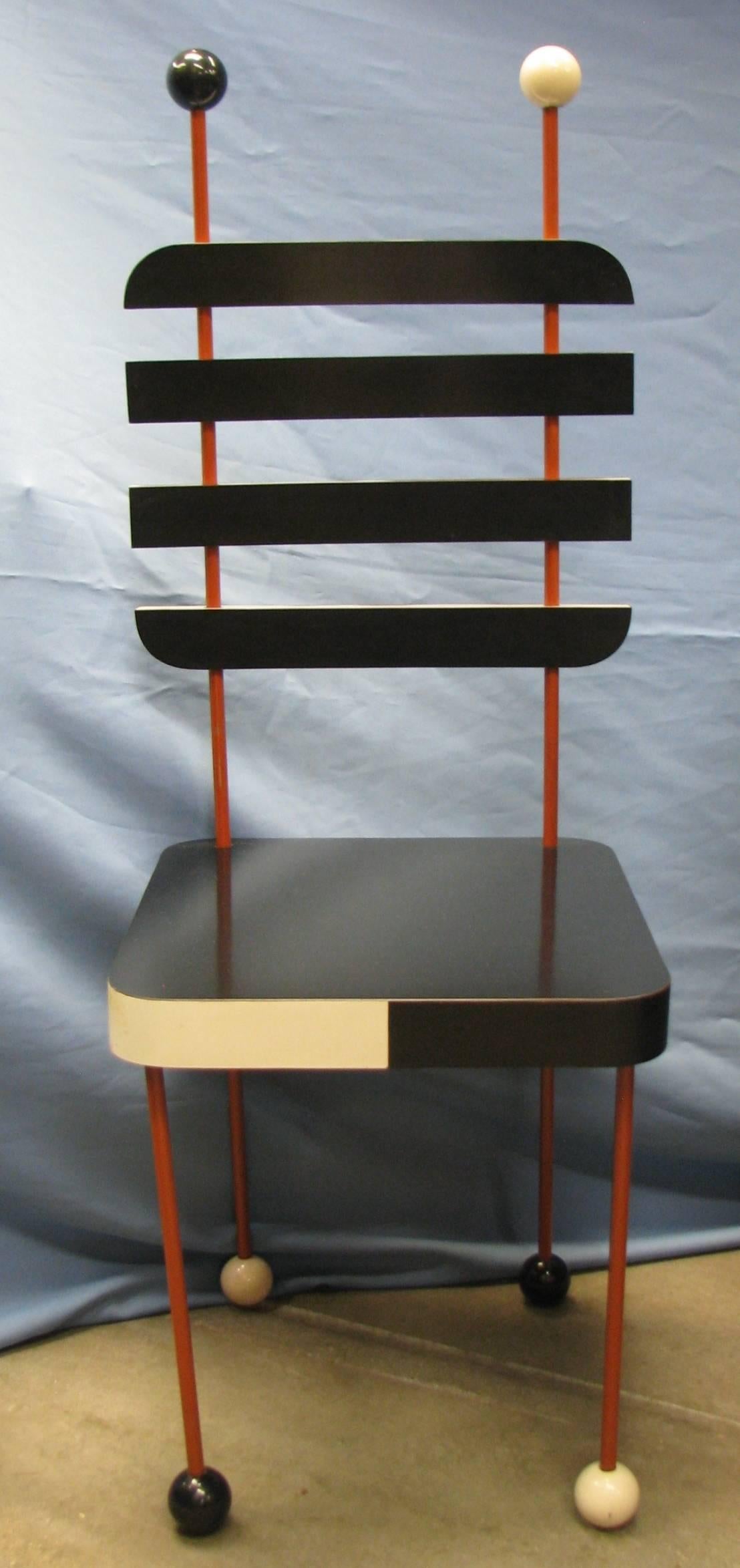Unique Italian Modernist Five-Piece Dining Set 1