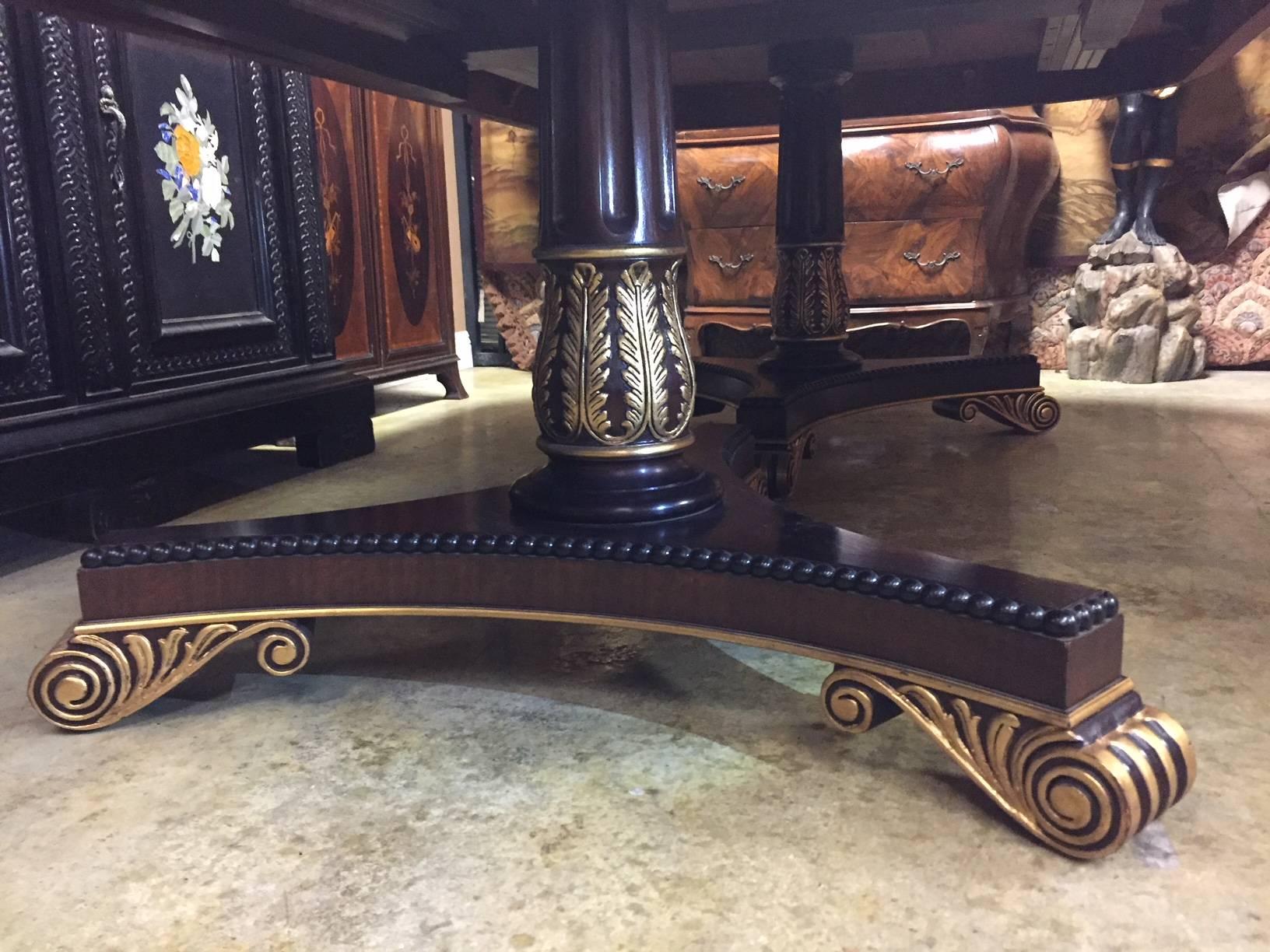 regency style dining table