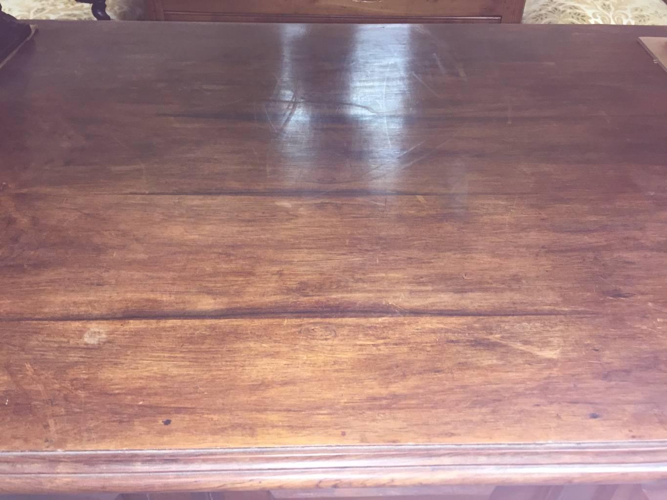 Pair of Portuguese Jacaranda Wood Trestle Tables, 19th Century In Good Condition In Cypress, CA