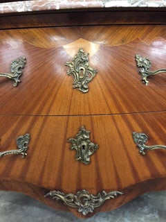 Louis XV Style Inlaid Commode signed TARELLO, circa 1900