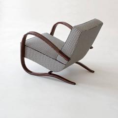 Sillón Art Déco Streamline de Jindrich Halabala, c. 1940