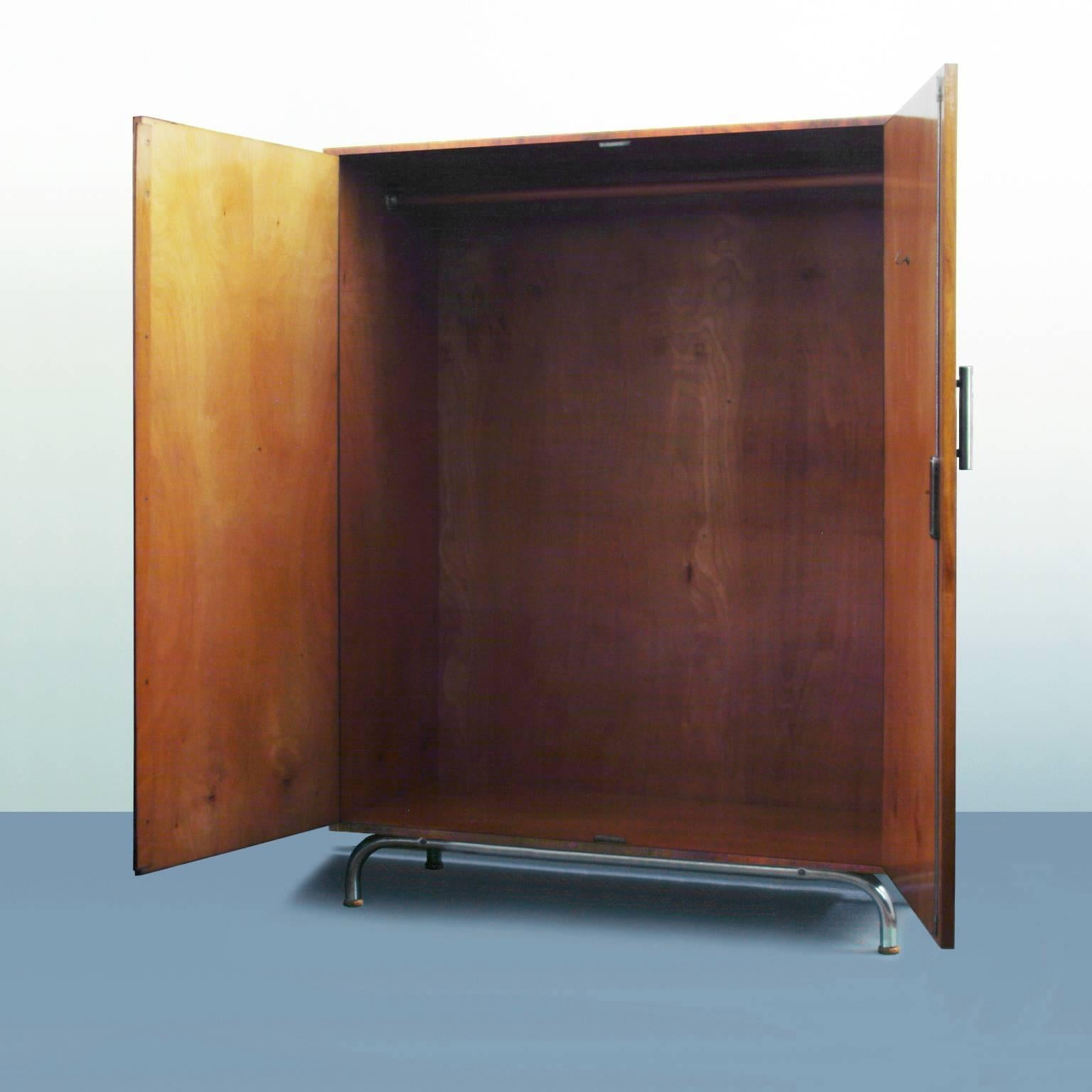 Czech Modernist Two-Door Cabinet, circa 1930