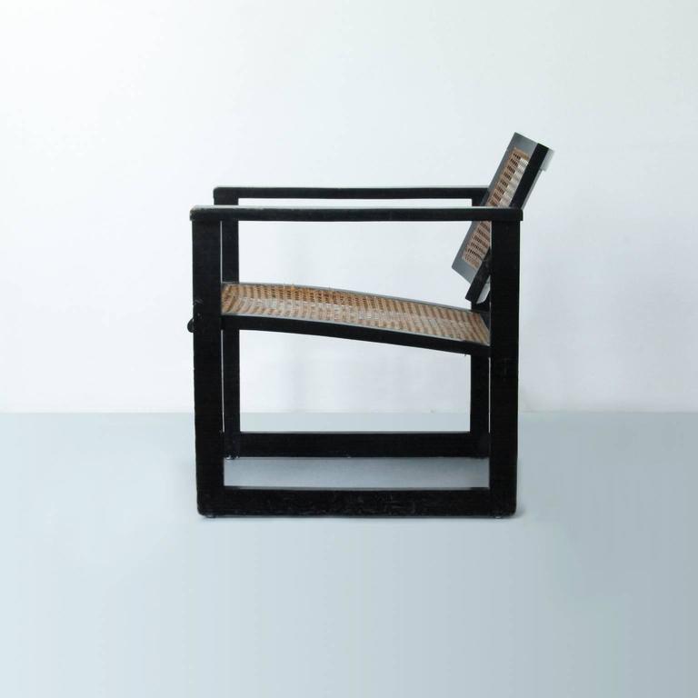 Bauhaus Wooden Armchair by Peter Keler, Manufactured by Albert Walde