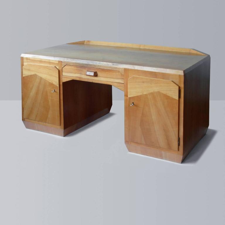 Anthroposophical Wooden Desk Attributed To Felix Kayser Germany