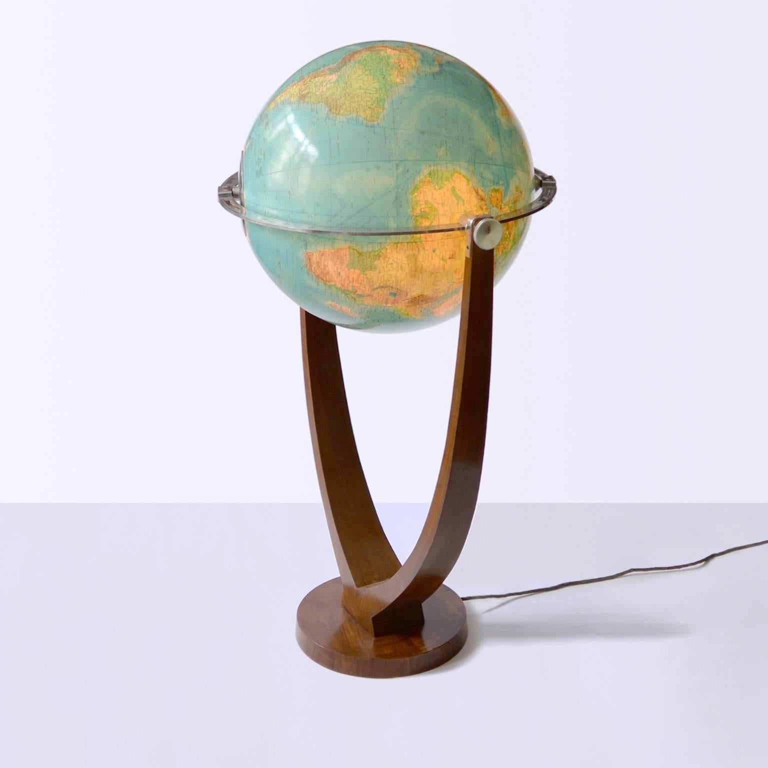 Modern Columbus-Duo Standing Globe, So Called 