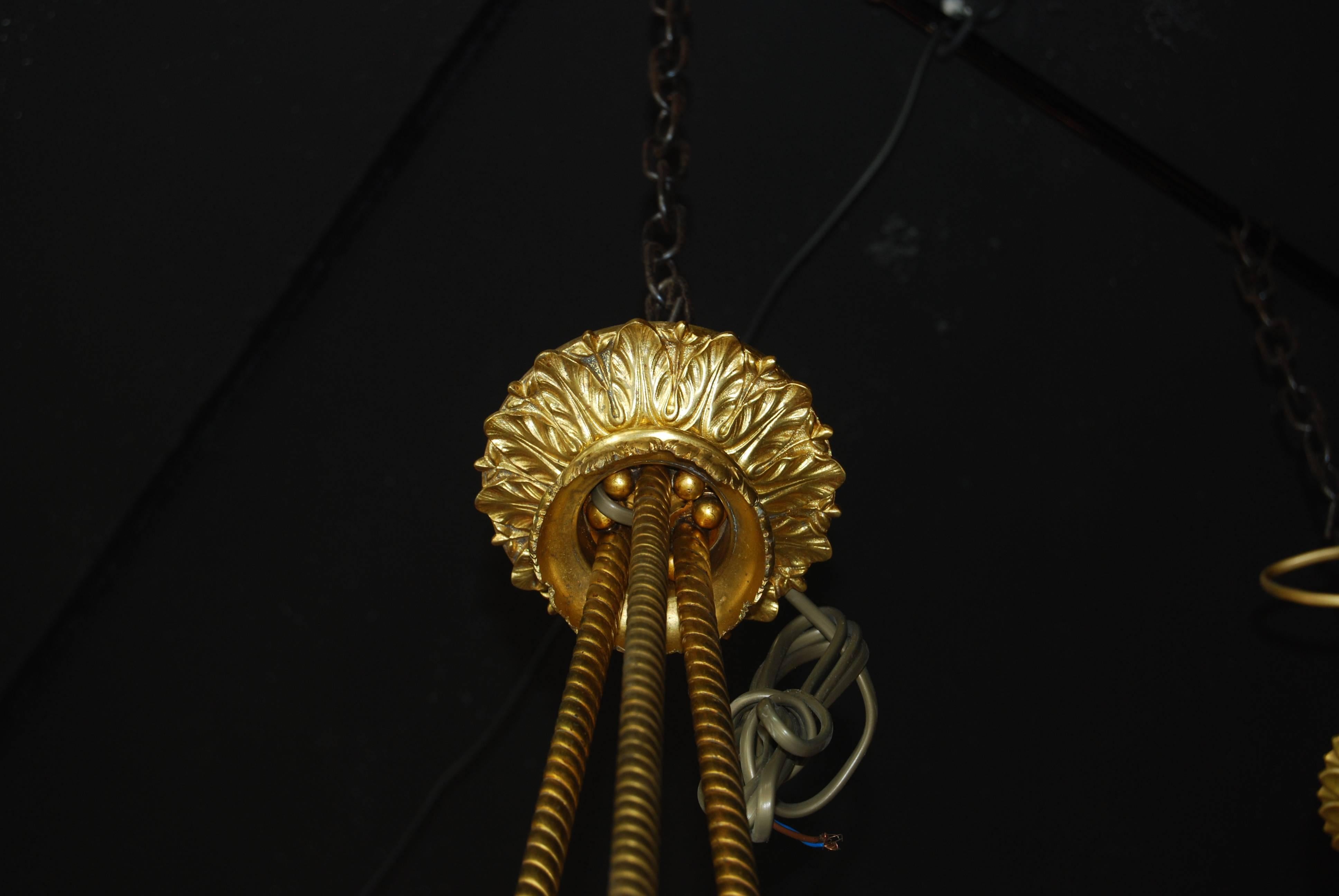 Late 19th Century Pendant Lamp from France In Good Condition For Sale In Heemskerk, Noord Holland