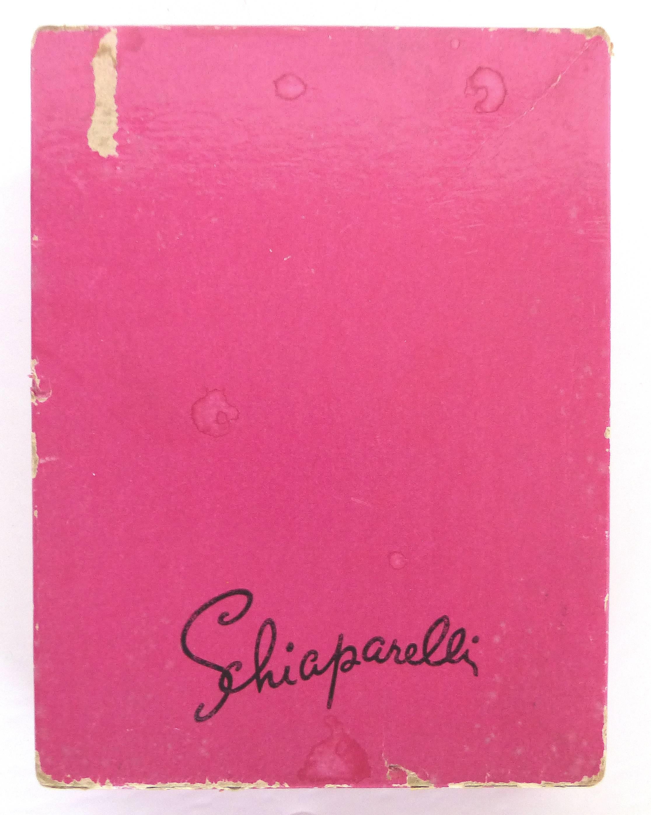 Mid-20th Century Schiaparelli Boudoir Jewelry Pouch with Original Box 3