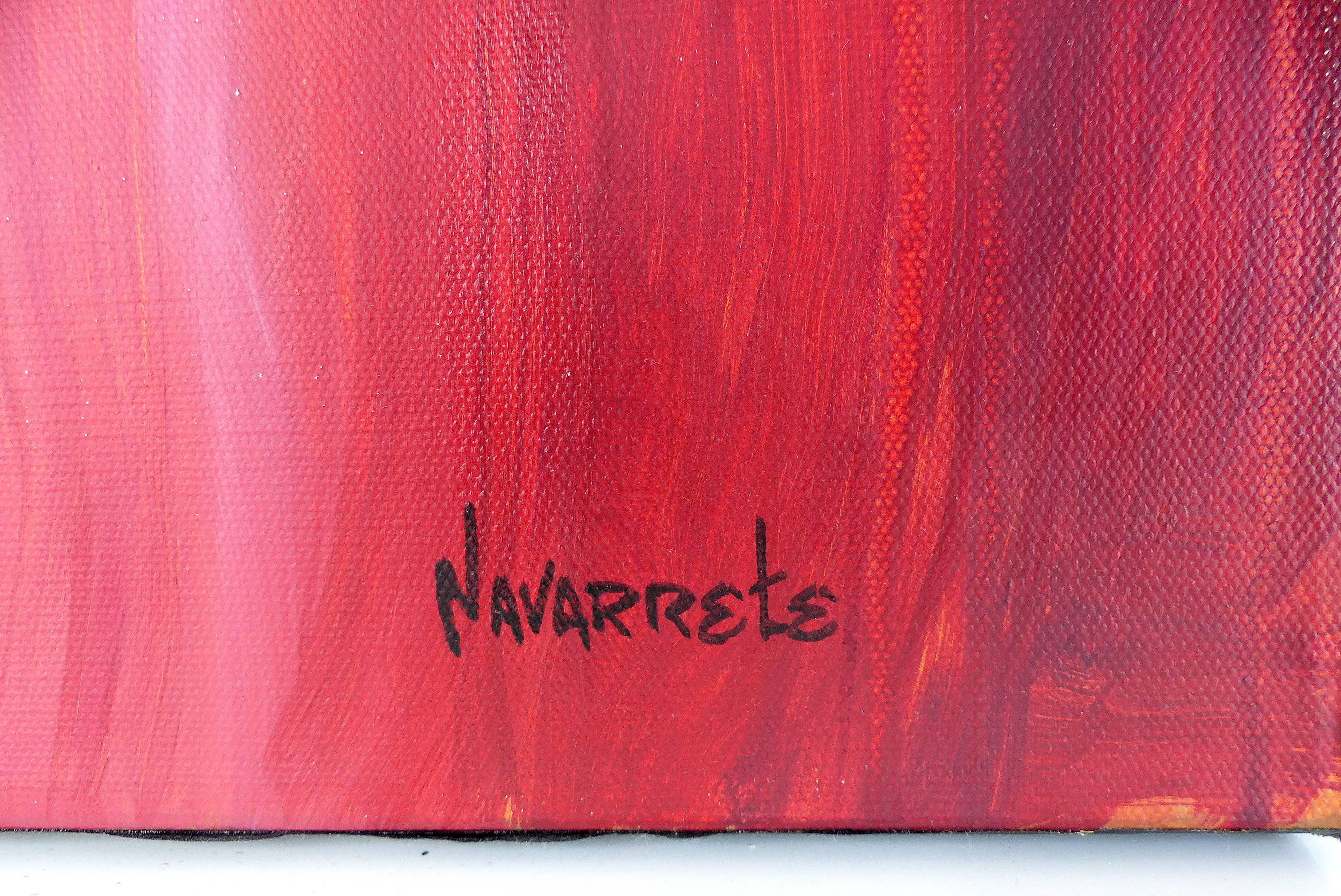Contemporary Painting on Canvas by Cuban-American Artist Juan A. Navarrete For Sale 2