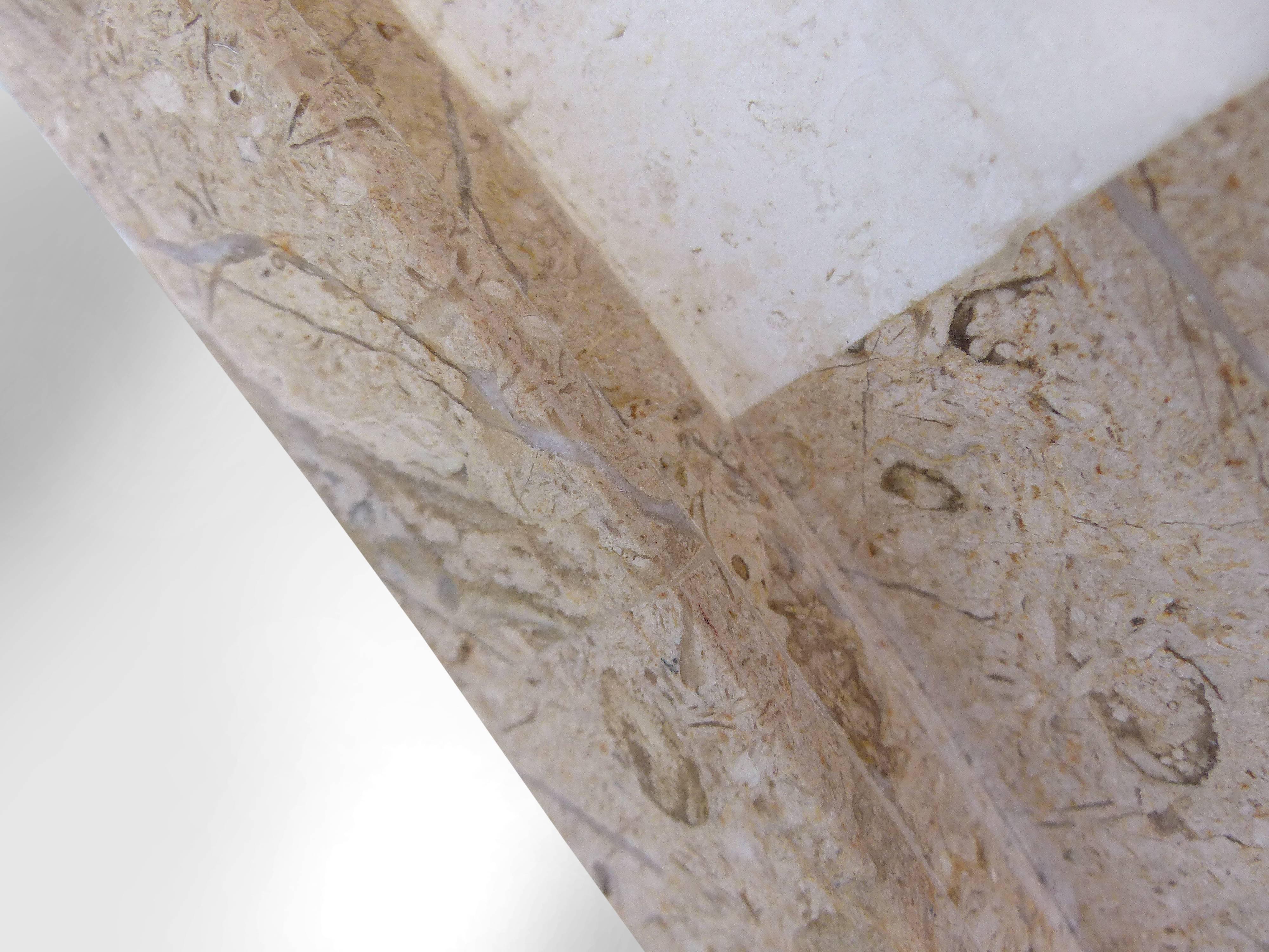 Italian Tessellated Stone Mirror by Oggetti