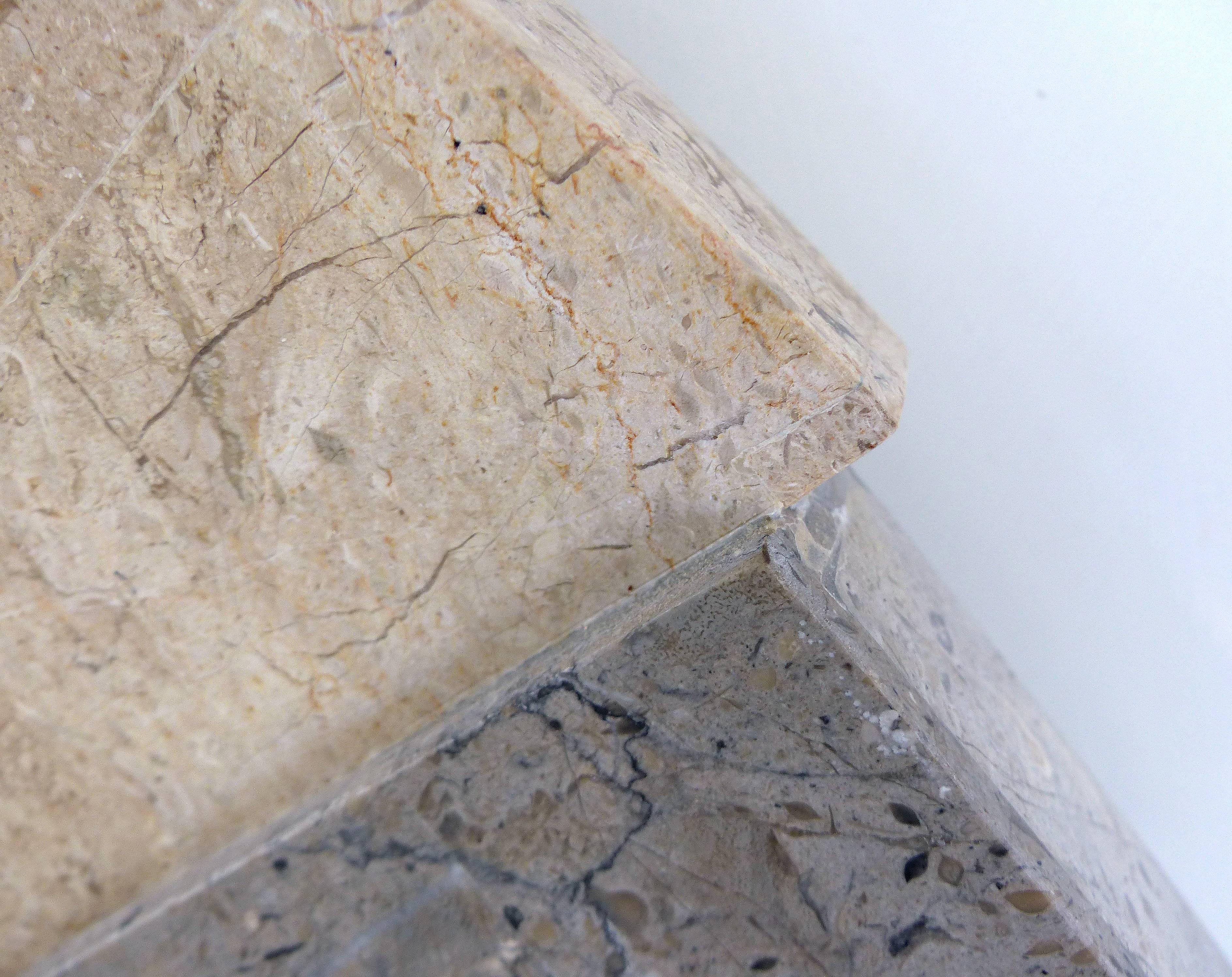 Tessellated Stone Mirror by Oggetti 1