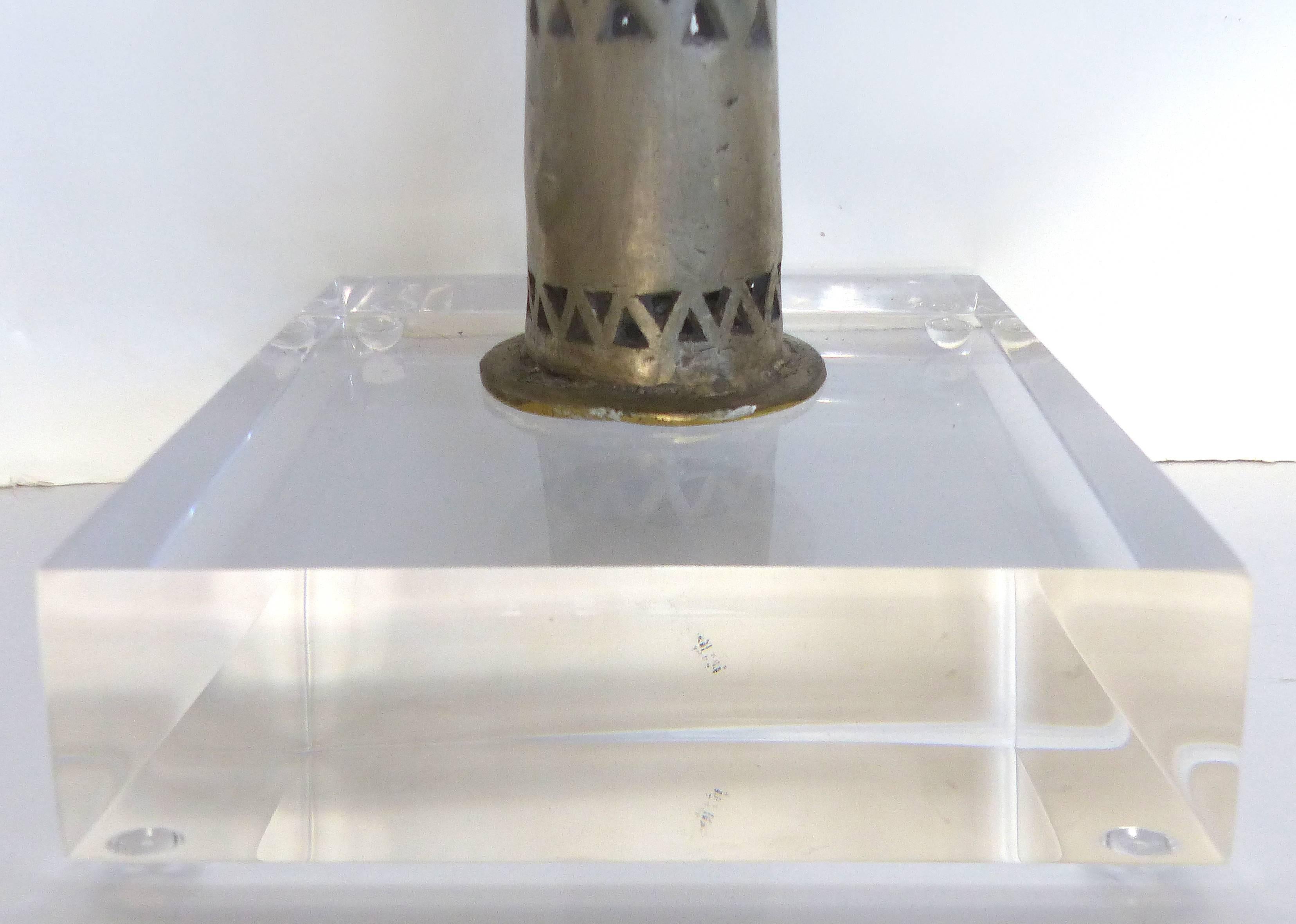 20th Century Ethiopian Coptic Cross on Lucite Base

An early large Ethiopian Coptic processional cross mounted on a modern thick, square Lucite base. 



 






             