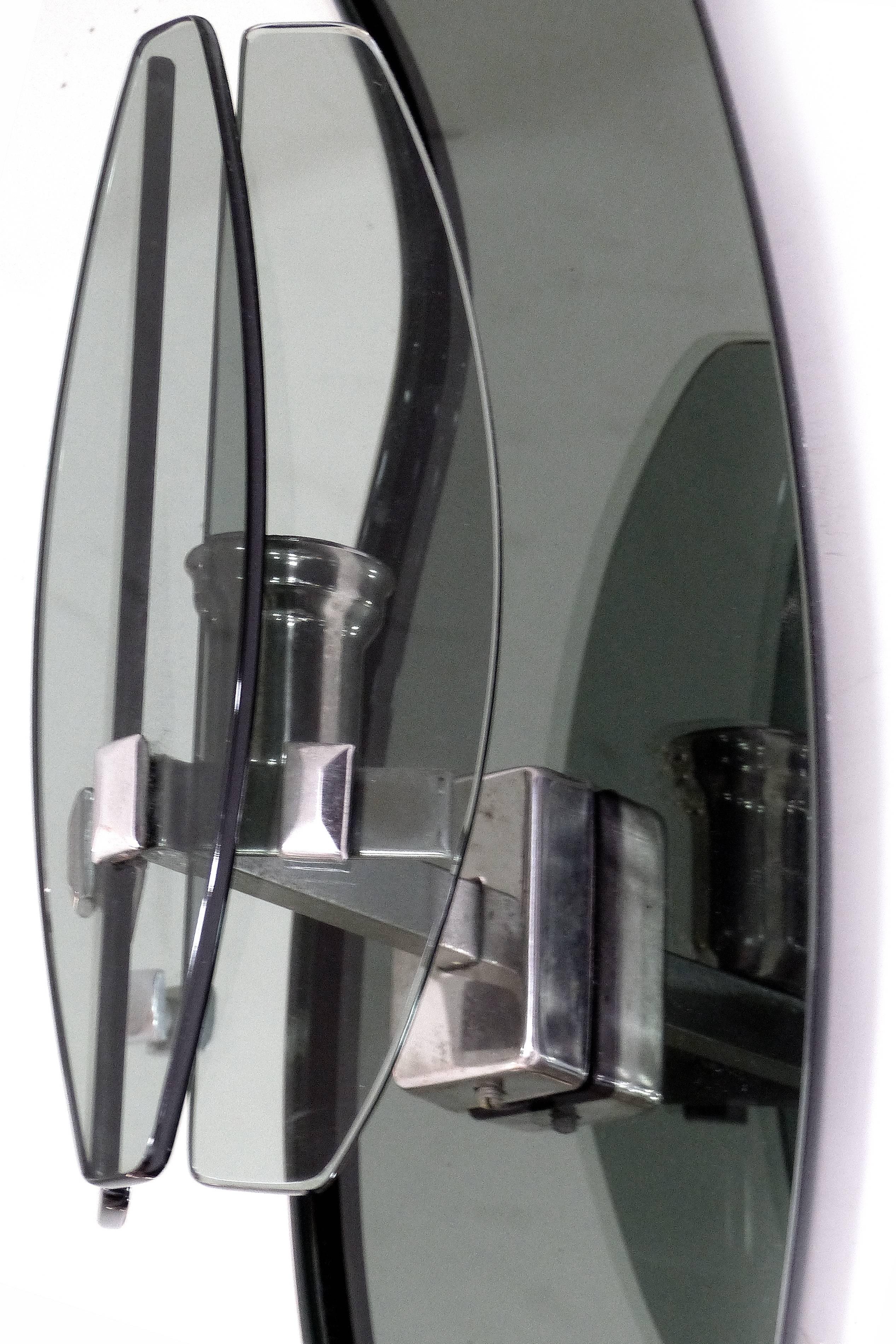 20th Century Fontana Arte Lighted Mirror In Excellent Condition For Sale In Miami, FL