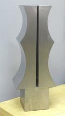 Modernist Aluminum Sculpture by Yutaka Toyota 'Japan/Brazil circa 1970'