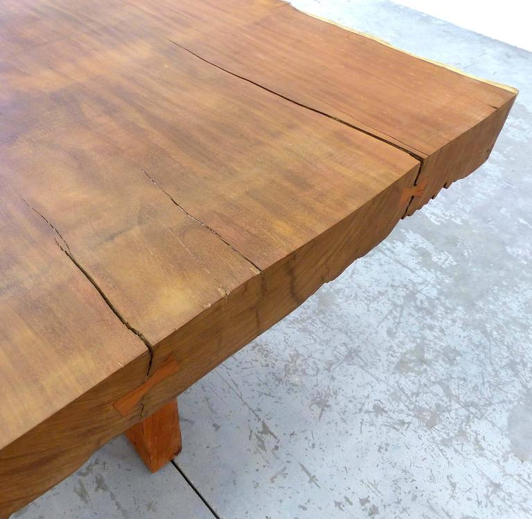 Monumental Amazon Reclaimed Andira Anthelmia Wood Table by Valéria