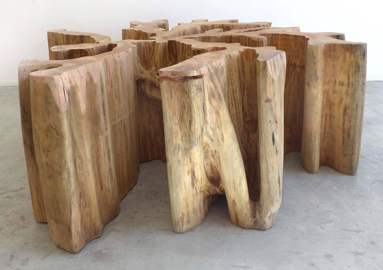 Brazilian Amazon Guaranta Wood Table Base For Sale at 1stDibs