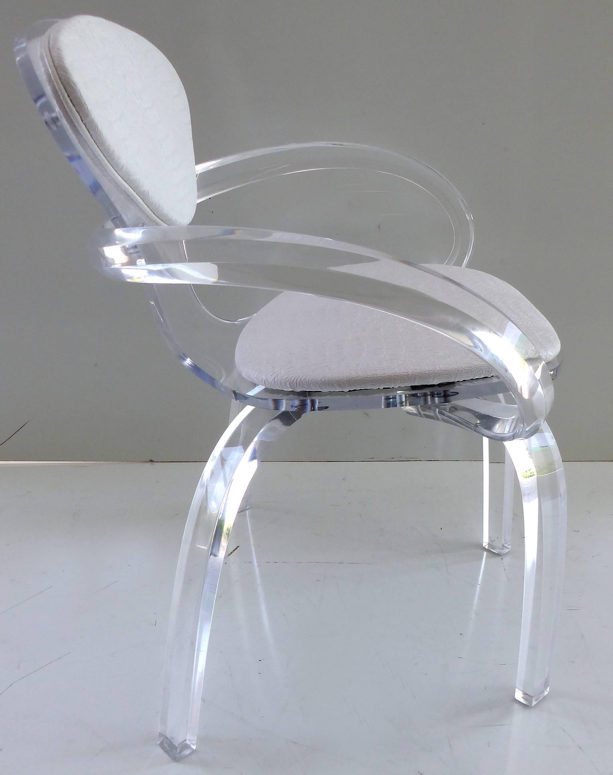 Custom-Made Lucite Pretzel Chair Inspired by the Norman Cherner Classic

Offered is a custom-made bent Lucite pretzel chair paying homage to the Norman Cherner original of bentwood. This chair is a prototype and the only one available at present.