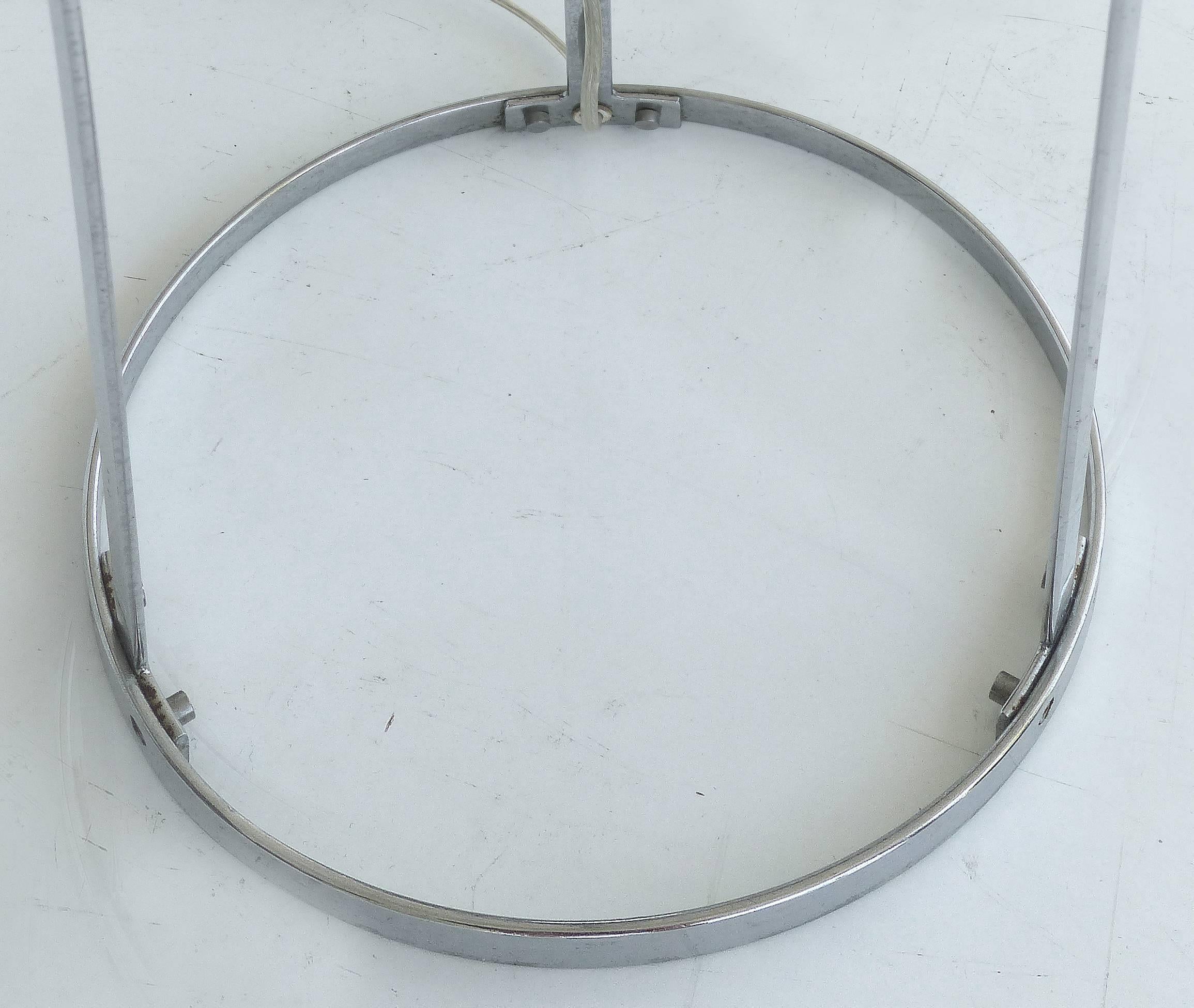 Signed Verner Panton Fun 1STM Capiz Shell Floor Lamp 1