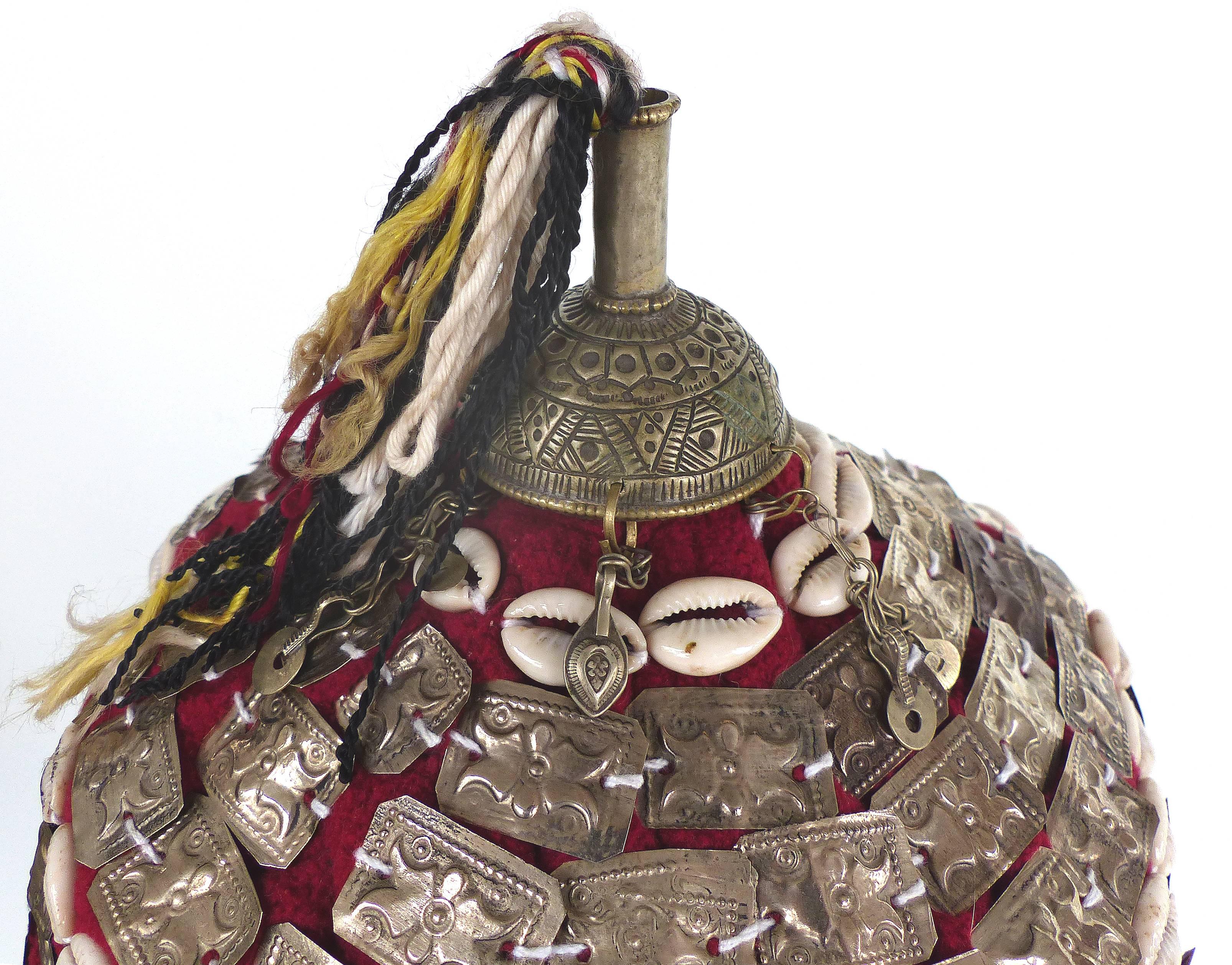 turkmen wedding headdress