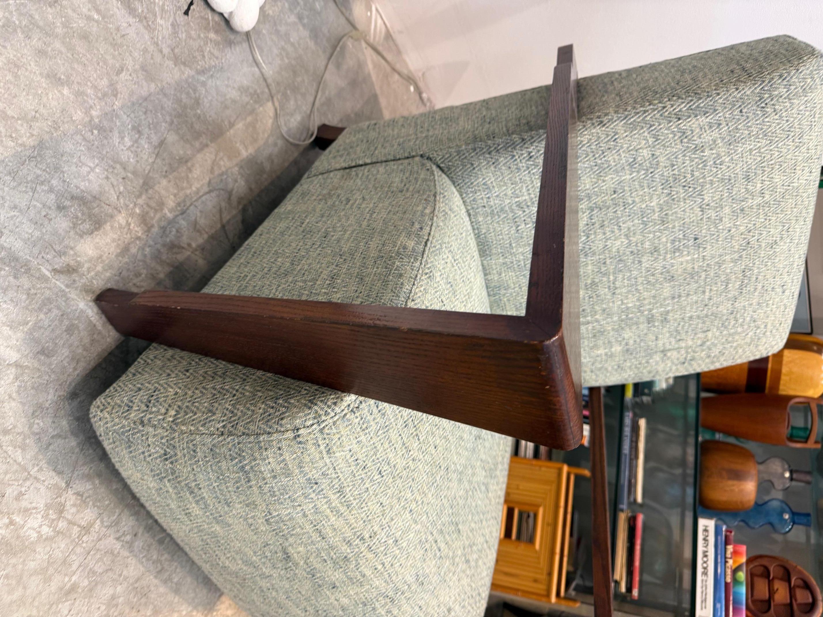 Vintage Art Deco Style Low Profile Lounge Chairs, Paar im Angebot 3
