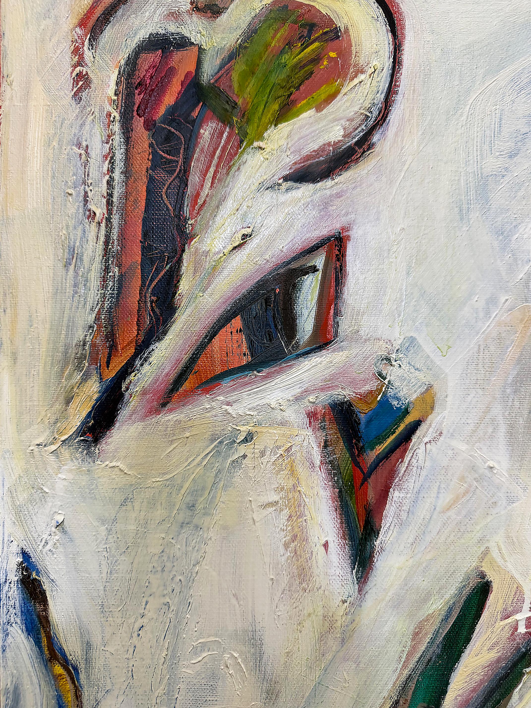 Großes abstraktes expressionistisches Gemälde aus den 1990er Jahren, signiert Peirano (20. Jahrhundert) im Angebot