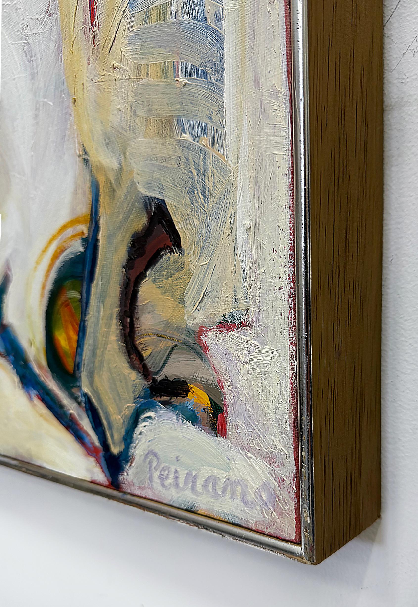 Großes abstraktes expressionistisches Gemälde aus den 1990er Jahren, signiert Peirano im Angebot 2