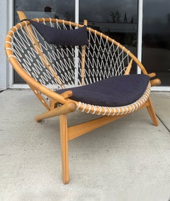 Modern PP130 Teak Circle Chair, Hans J. Wagner, PP Møbler