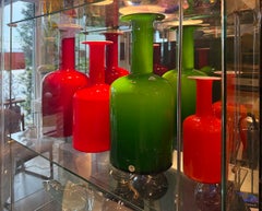 Vases Otto Brauer Kastrup-Holmegaard, lot de 4, style moderne danois, 1962