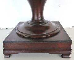 1940s Pair of Federal Style Mahogany Urn Form Knife Cutlery Boxes