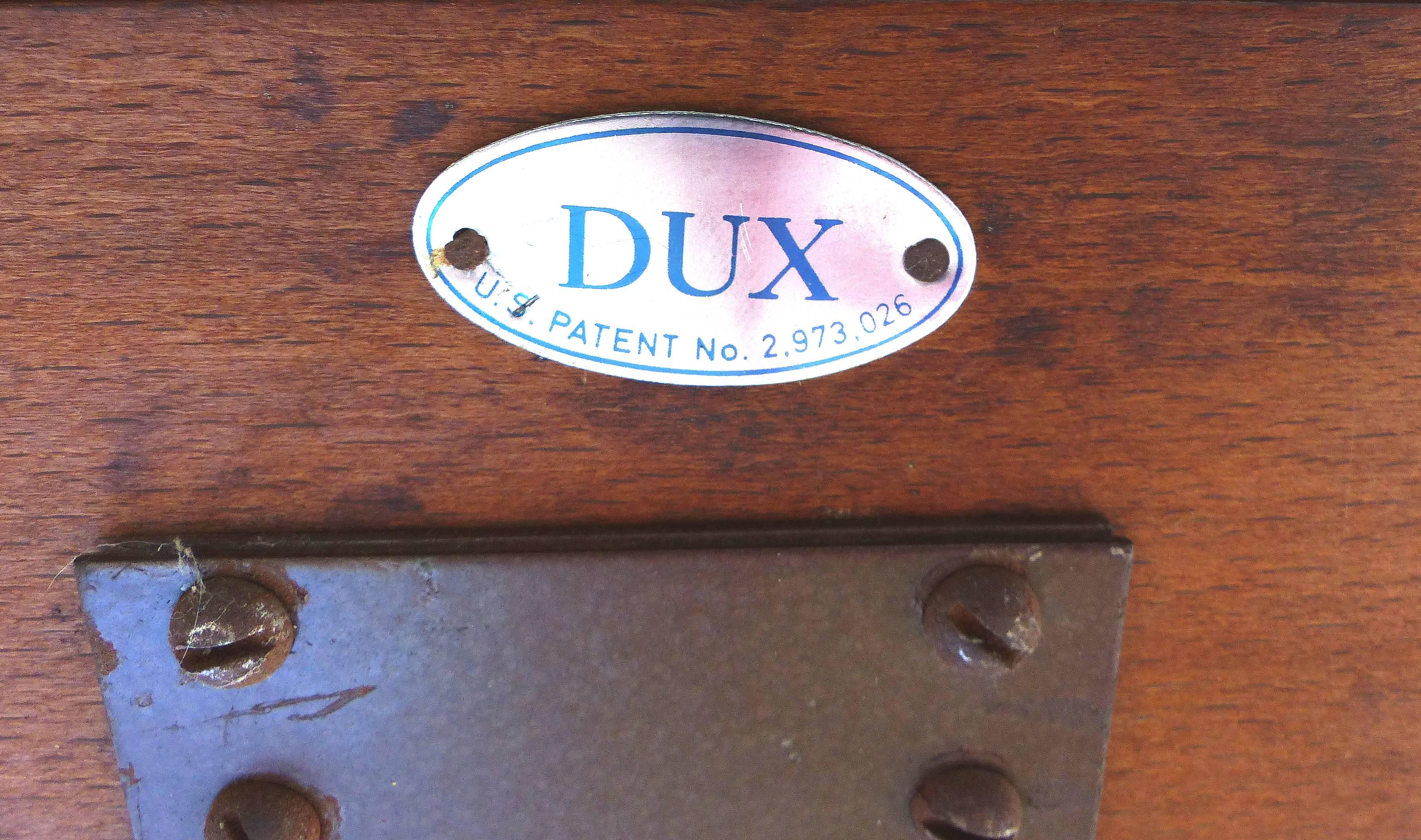 Teak DUX Reclining Lounge Chair and Ottoman