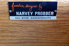 Mid-Century Modern Harvey Probber Woven Cane Front Dresser