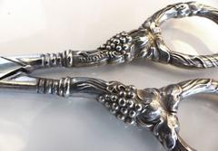 Art Nouveau Sterling Silver Scissors
