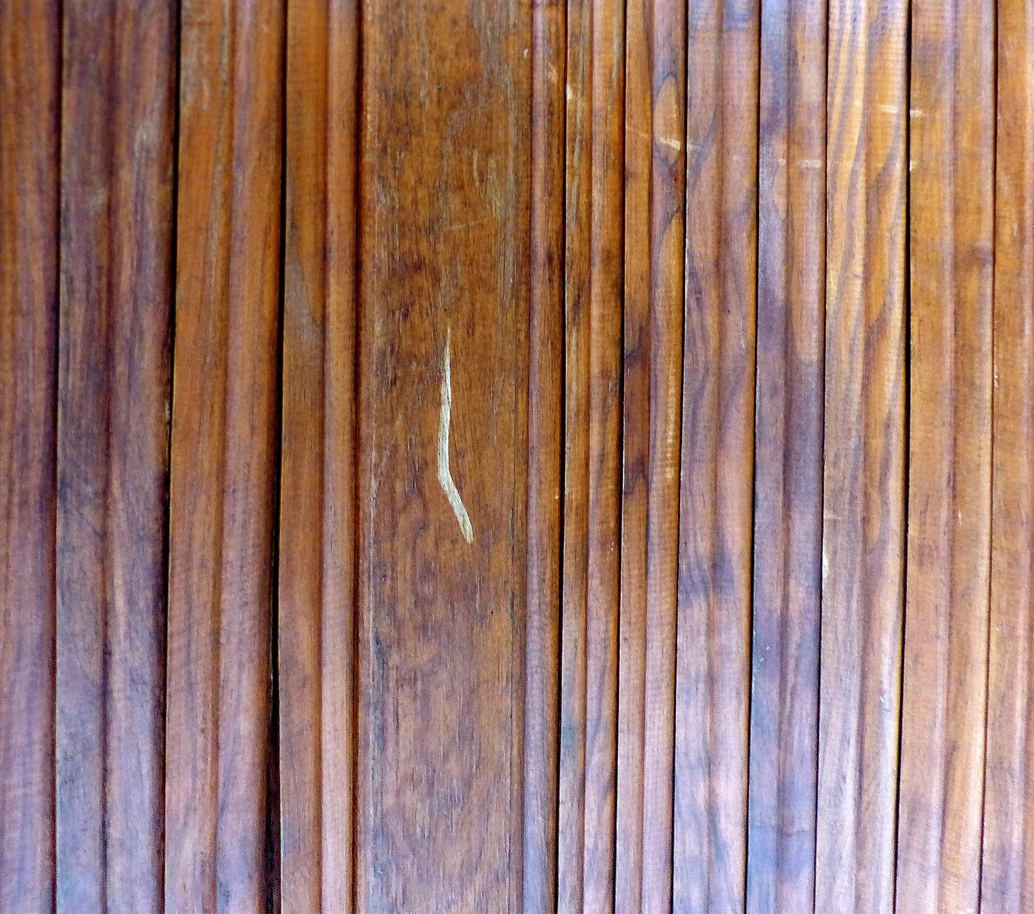 Turn of the Century Antique Tambour Curved Wood Screen 1