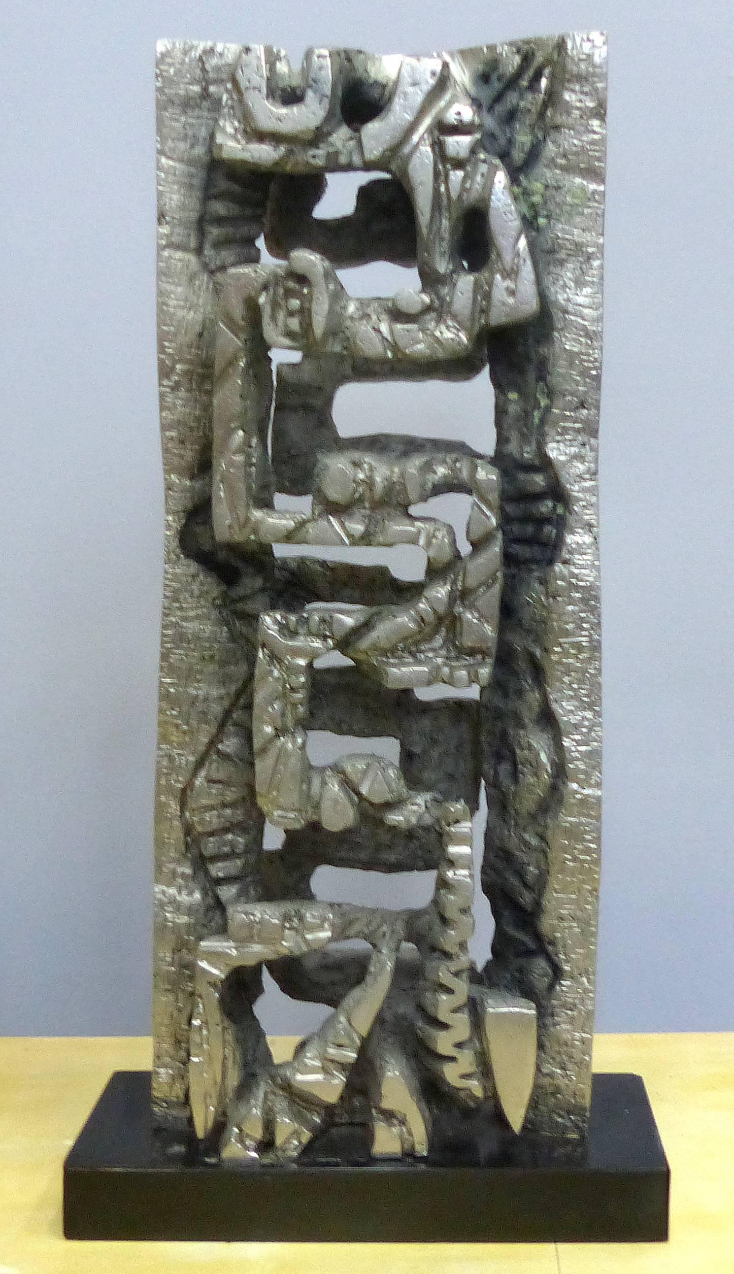 Silvered Bronze Sculpture by Hugo Rodrigues ‘Brazil’ 4