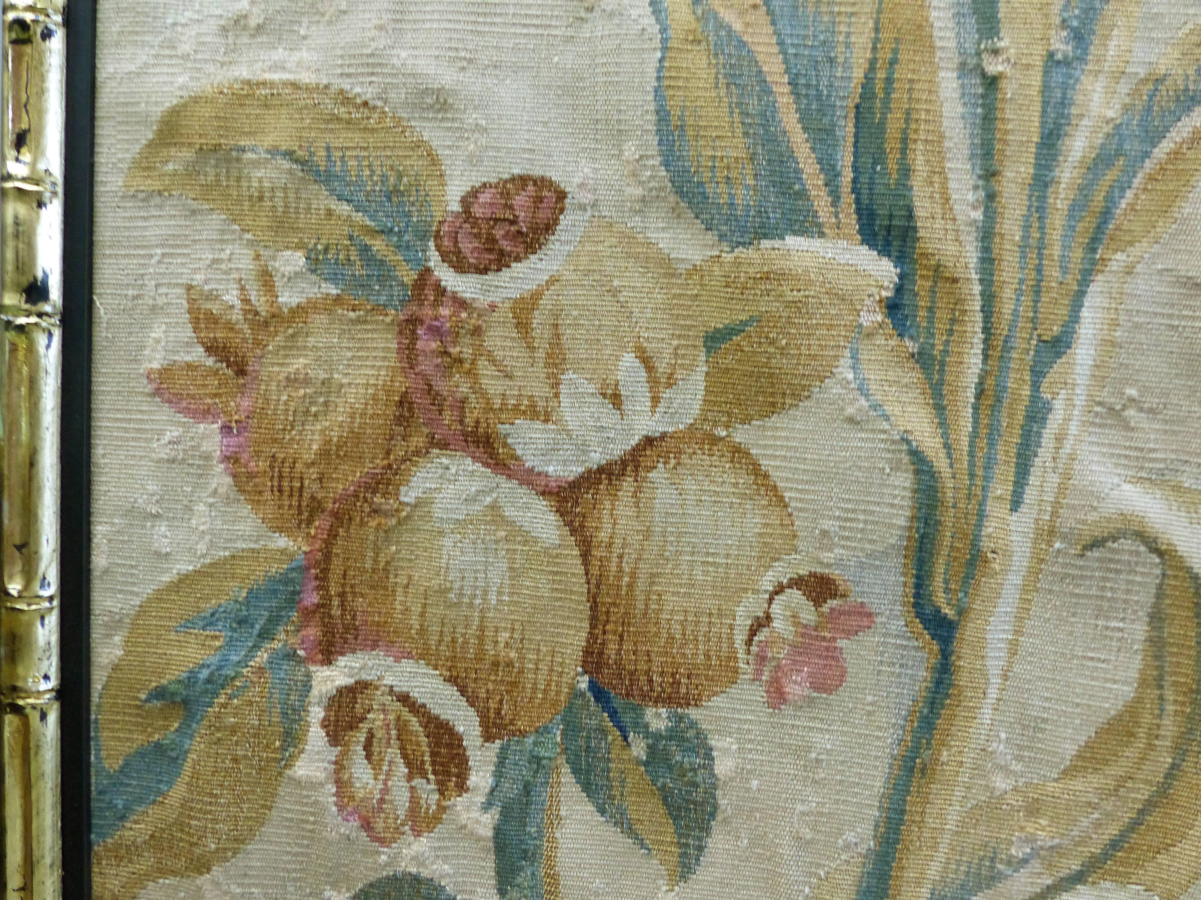 18th Century Floral Aubusson Panels, Set of Three 1