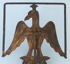 Early 1900s Gilt-Iron Eagle Book-Stand