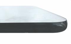 Modern Bent Glass Waterfall Coffee Table