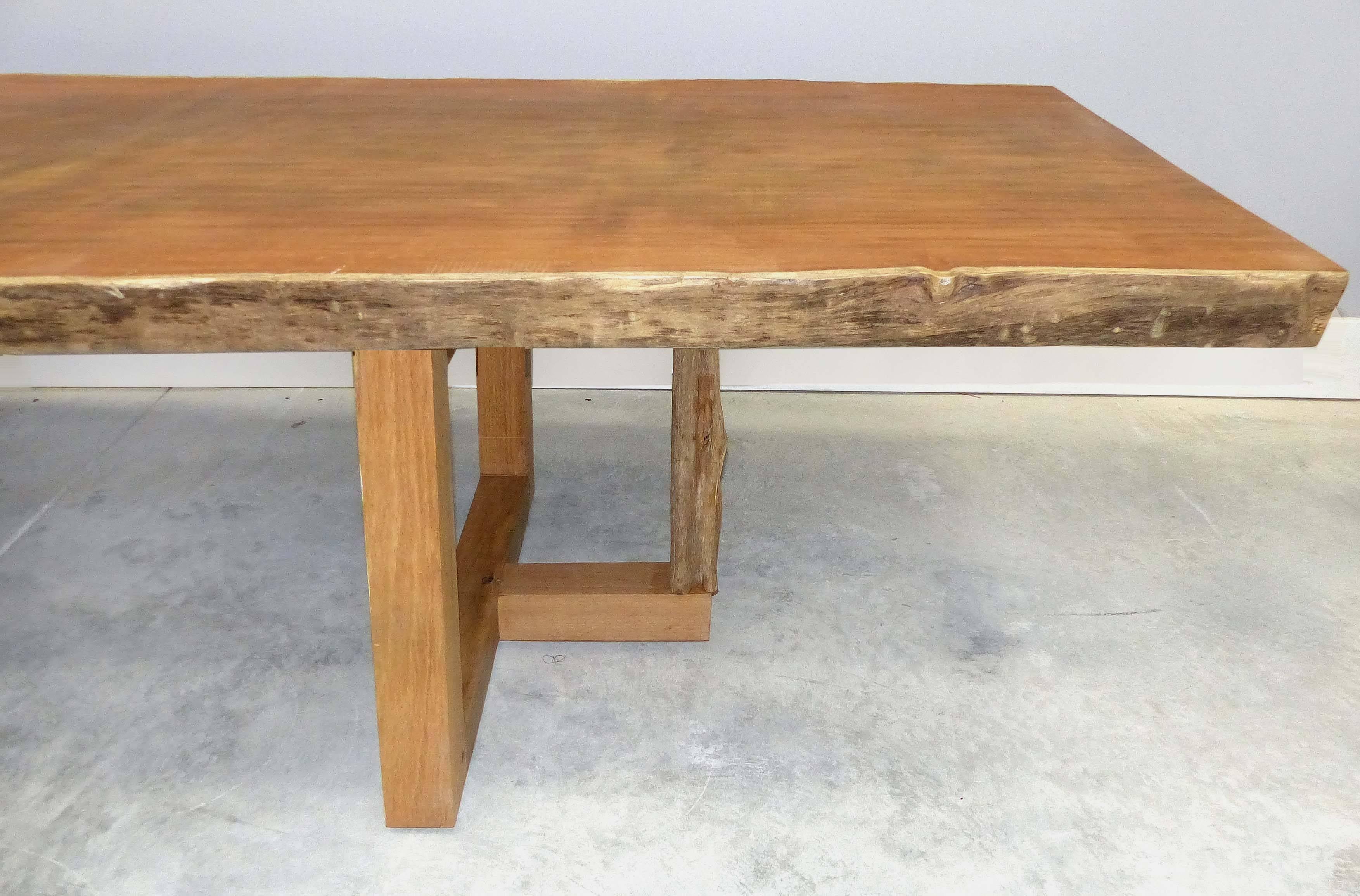 Contemporary Monumental Amazon Reclaimed Andira Anthelmia Wood Table by Valéria Totti