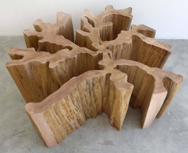 Brazilian Amazon Guaranta Wood Table Base For Sale at 1stDibs