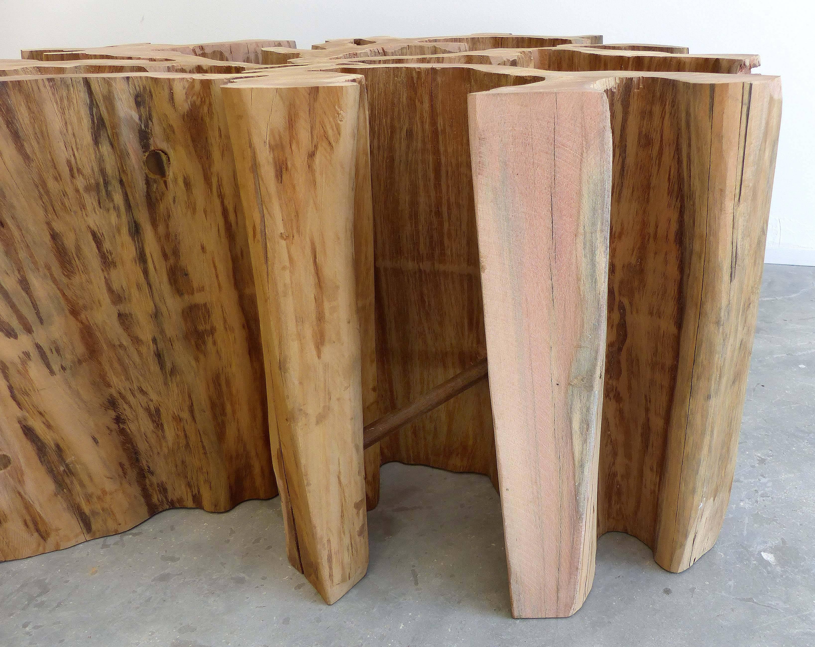 Brazilian Amazon Guaranta Wood Table Base 2
