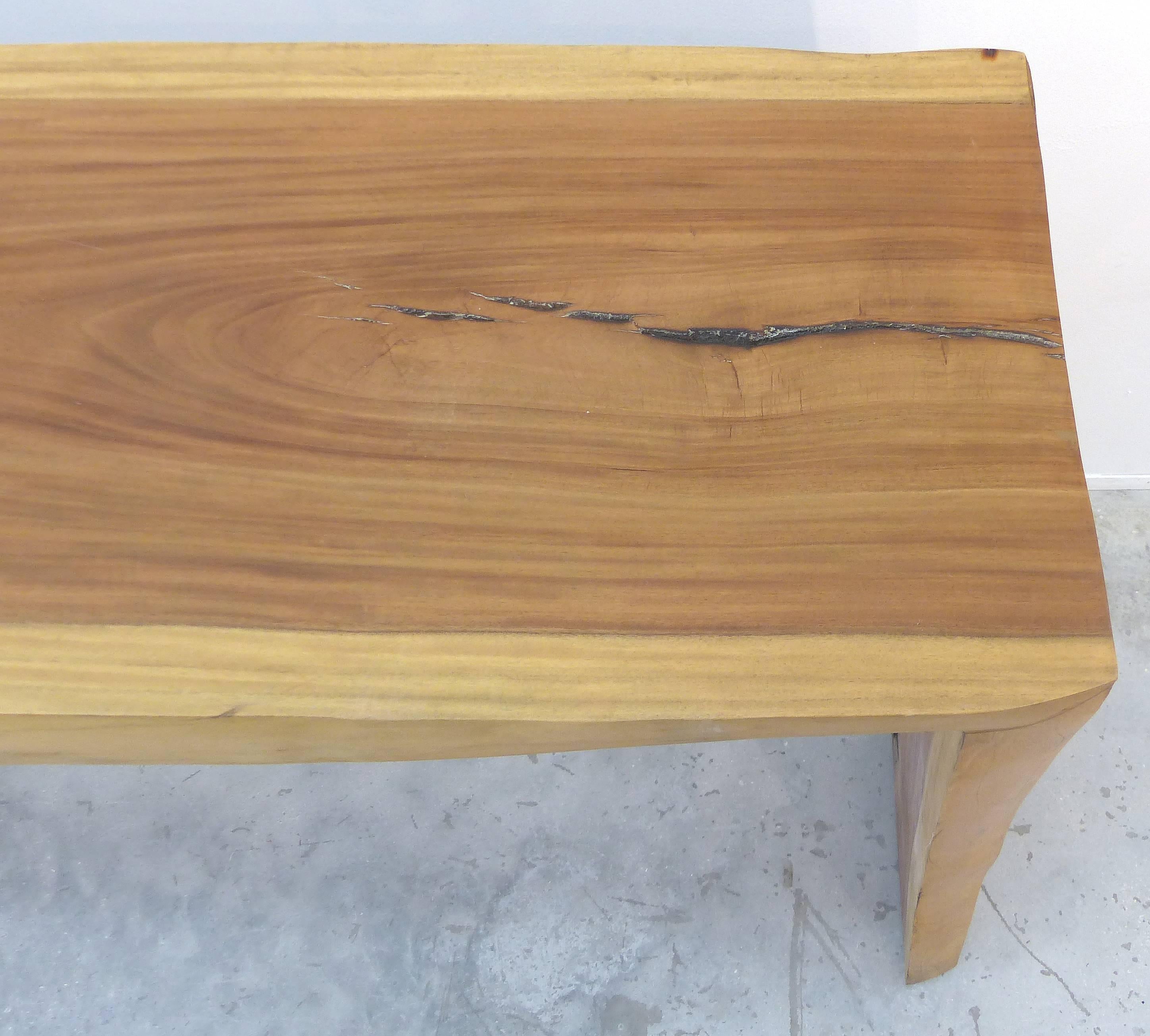 Guarapa Wood Console Table by Brazilian Contemporary Artist Valeria Totti 1